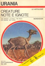 658 - CREATURE NOTE E IGNOTE